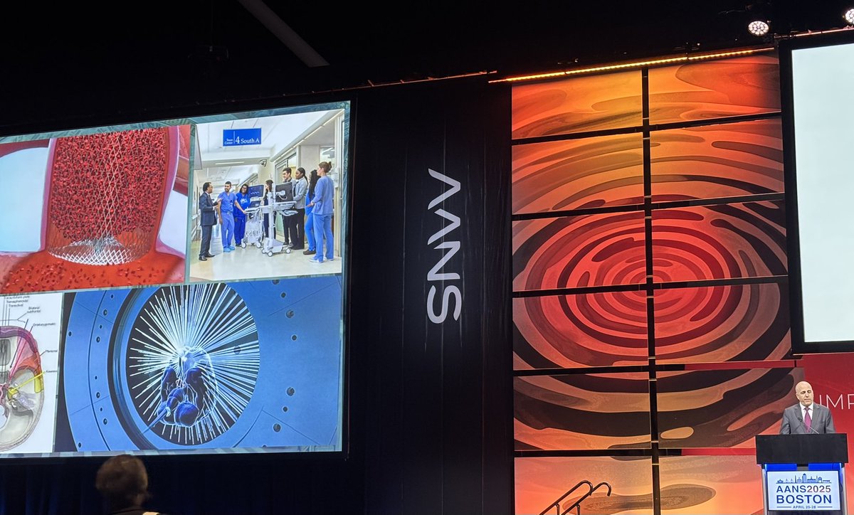 ckmoussalem's tweet image. Dr. @BernardBendokMD talking about the past, present and future of Cerebrovascular Neurosurgery- from drop to ocean ! What an inspiring and moving talk! @MayoClinicNeuro @MayoClinic @AANSNeuro @cvsection