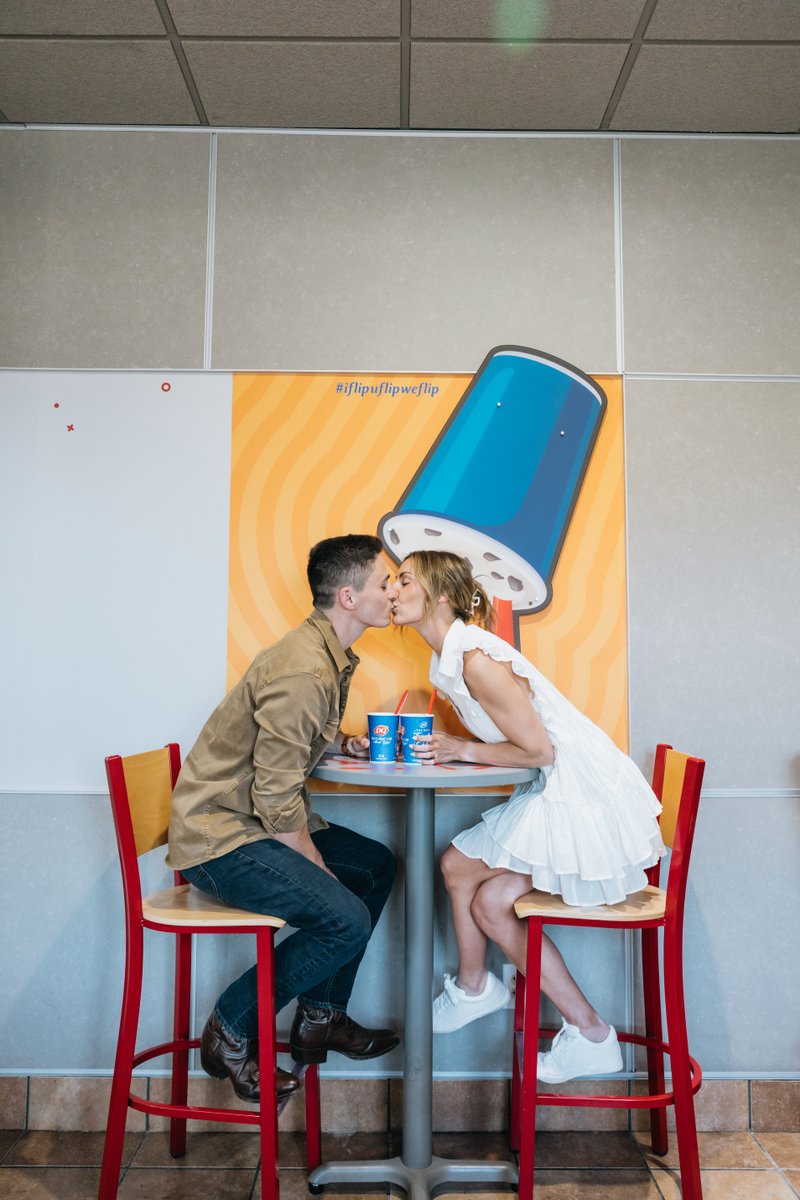 lifestyletexas's tweet photo. 💍🍦 When Olivia Morris marries Bradley Blizzard, she’s becoming Mrs. Blizzard—and @dairyqueentx is celebrating in the sweetest way! 🎉 

Follow along for behind-the-scenes magic: https://t.co/0ZKILeIFv0 

#LoveAndBlizzards #DQTexas #BlizzardWedding https://t.co/2ptq8MdkvX