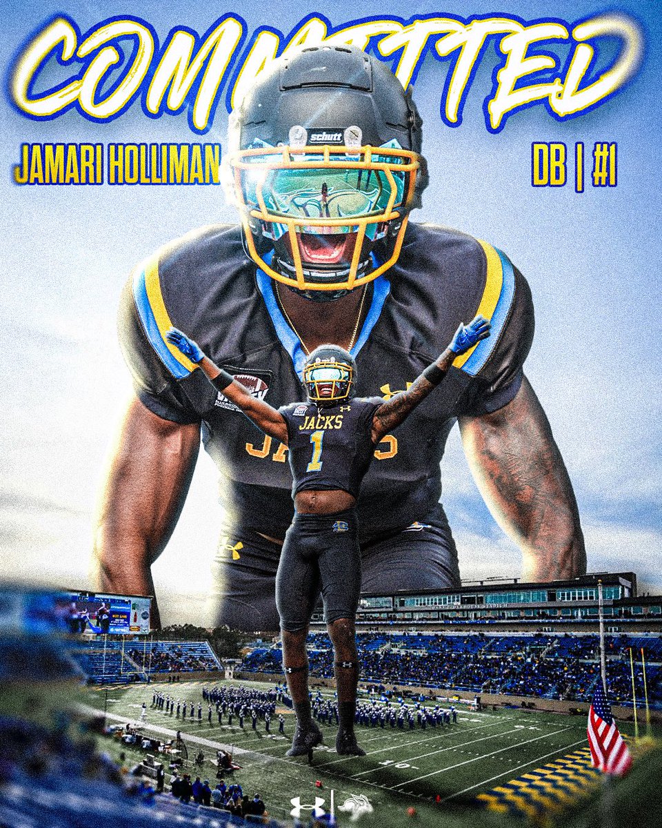 Jamari Holliman (@jamariholliman) on Twitter photo Officially committed🚨🚨🚨 <a href="/GoJacksFB/">SDSU Football</a> <a href="/CoachMcLin/">Marcus McLin</a> <a href="/CoachDtjackson/">Dan Jackson</a> #GoJacks🐰🏈 B.M.F 305✈️605 Officially committed🚨🚨🚨 <a href="/GoJacksFB/">SDSU Football</a> <a href="/CoachMcLin/">Marcus McLin</a> <a href="/CoachDtjackson/">Dan Jackson</a> #GoJacks🐰🏈 B.M.F 305✈️605