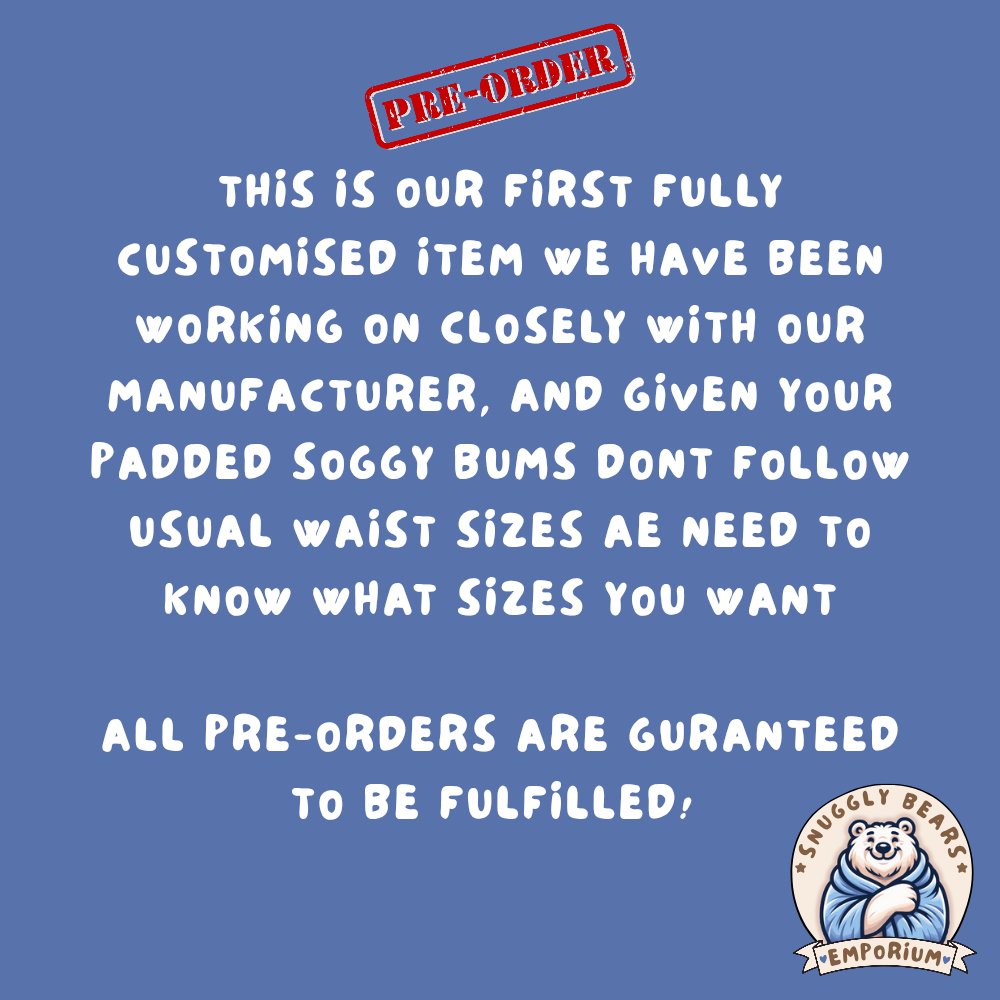 SnugglyBearsEmp's tweet image. ⏰ FINAL CALL! ⏰

The SMOL Shortalls Pre-Sale ends THIS WEDNESDAY!

Soft, stretchy, adorable—and limited!
Pre-order now to lock in your size! 🧸✨

#StaySMOL #SMOLShortalls #ABDLfashion #LastChance #LittleGearBigFeels #abdl