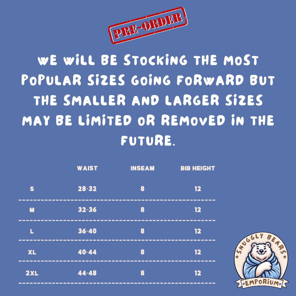 SnugglyBearsEmp's tweet image. ⏰ FINAL CALL! ⏰

The SMOL Shortalls Pre-Sale ends THIS WEDNESDAY!

Soft, stretchy, adorable—and limited!
Pre-order now to lock in your size! 🧸✨

#StaySMOL #SMOLShortalls #ABDLfashion #LastChance #LittleGearBigFeels #abdl