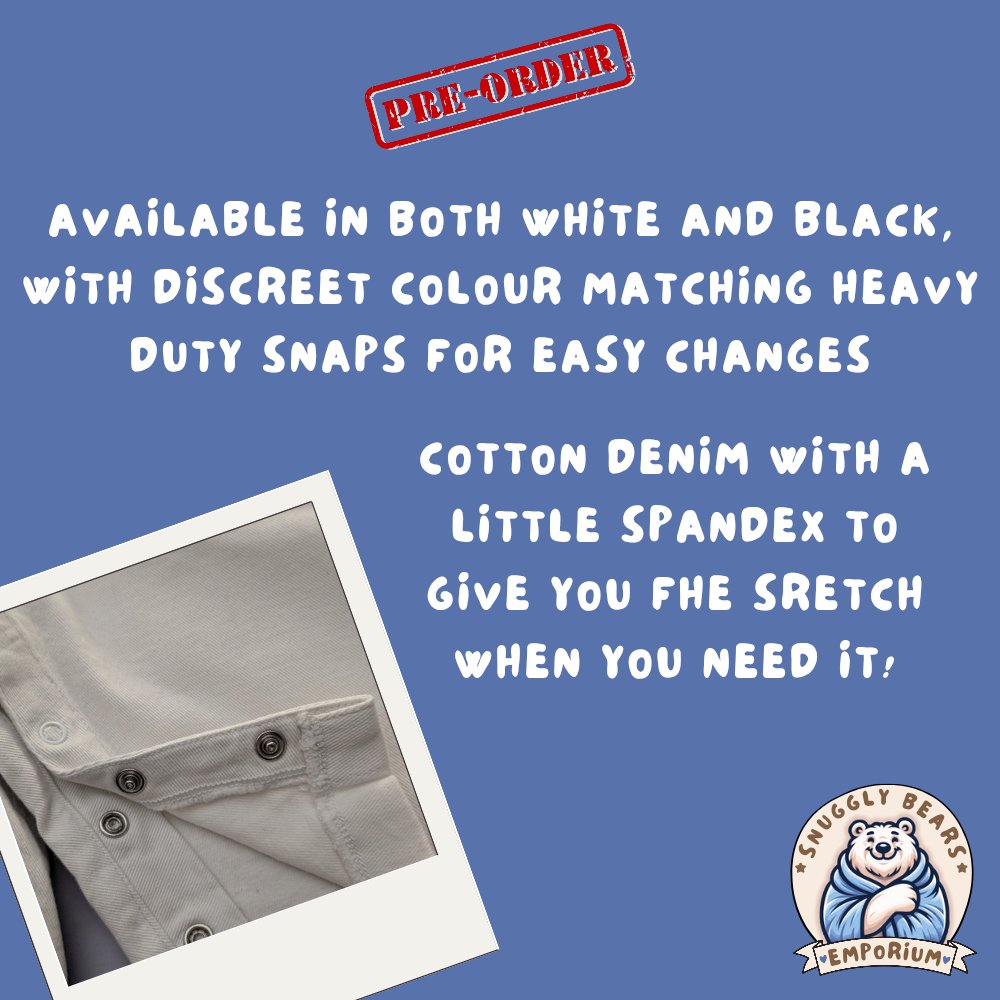 SnugglyBearsEmp's tweet image. ⏰ FINAL CALL! ⏰

The SMOL Shortalls Pre-Sale ends THIS WEDNESDAY!

Soft, stretchy, adorable—and limited!
Pre-order now to lock in your size! 🧸✨

#StaySMOL #SMOLShortalls #ABDLfashion #LastChance #LittleGearBigFeels #abdl