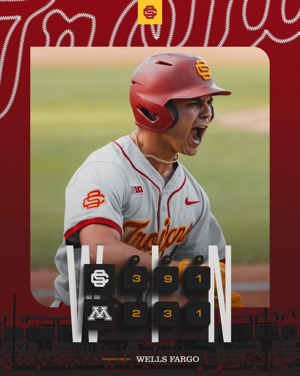 USC Baseball (@usc_baseball) on Twitter photo FINAL | Trojans complete the sweep with a ninth-inning comeback!
#FightOn x <a href="/WellsFargo/">Wells Fargo</a> FINAL | Trojans complete the sweep with a ninth-inning comeback!
#FightOn x <a href="/WellsFargo/">Wells Fargo</a>
