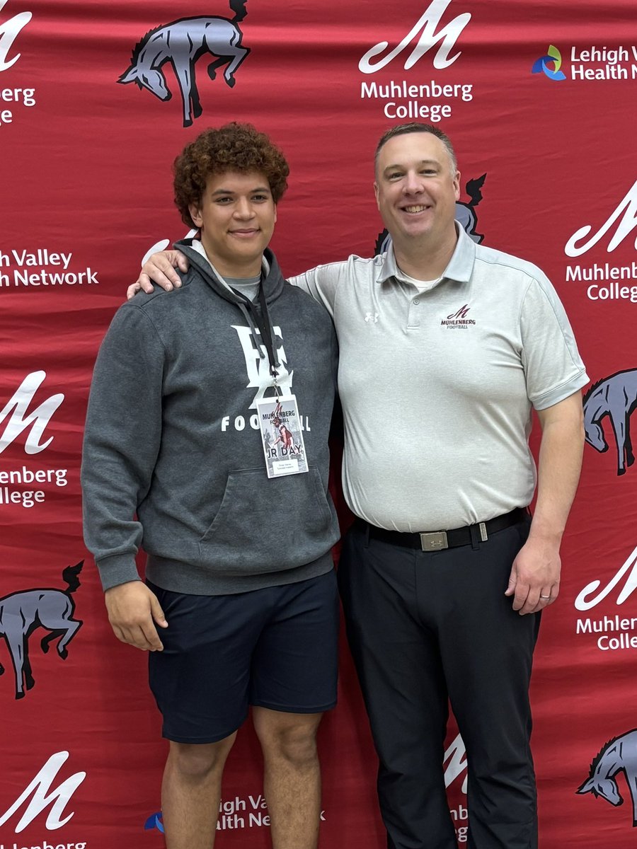 I had a great time visiting <a href="/DigInMules/">Muhlenberg Football</a> this weekend thank you coach <a href="/Coach_Frantz/">Greg Frantz</a> for the invite I’m grateful for the experience.