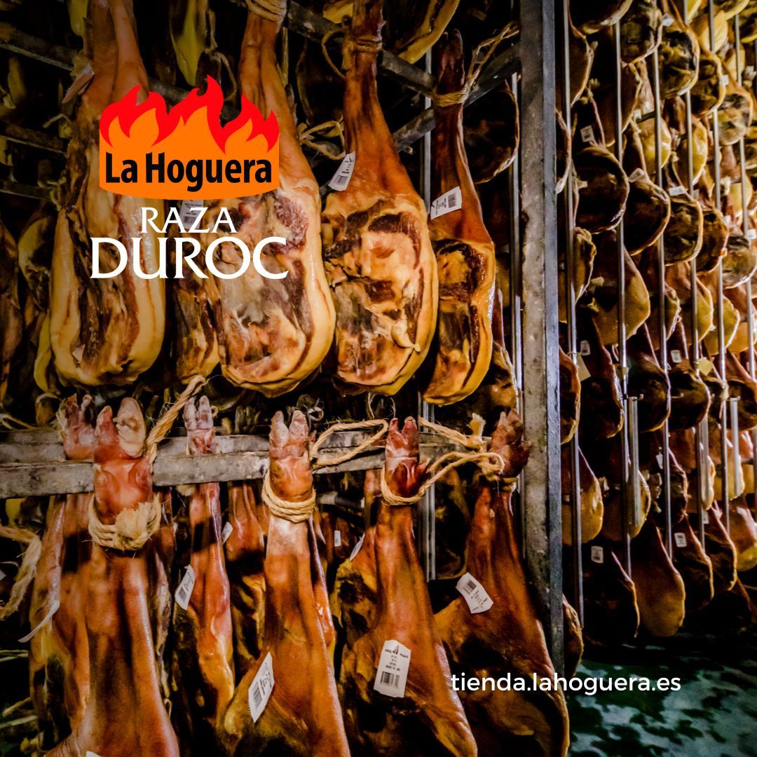 ¡Un regalo para el paladar! 😋Jamón Gran Reserva Raza DUROC de Embutidos La Hoguera 🔥
🛒 tienda.lahoguera.es 
 #JamónSerrano #EmbutidosDeCalidad #AperitivoPerfecto #EmbutidosLaHoguera #ExperienciaGourmet #TierradeSabor #GastronomíaEspañola #Jamón #RazaDuroc
