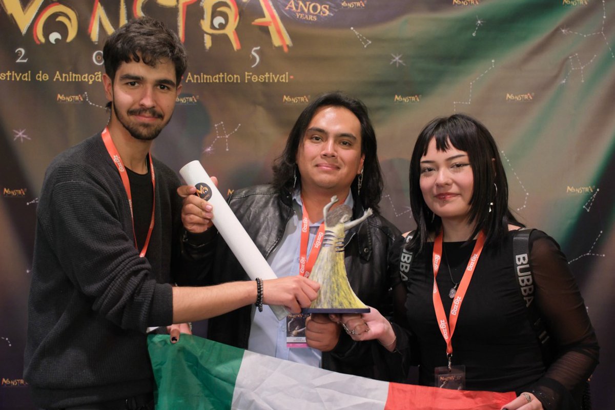 BUAPoficial's tweet photo. Estudiantes BUAP ganan premio en MONSTRA 2025, Festival de Animación de Lisboa.

El cortometraje “Platos vacíos” recibió el Gran Premio del Jurado, en la categoría Super Short.

Más información aquí: https://t.co/w8Ymc3d14N

#BoletínBUAP #BUAP https://t.co/ELikVlSOTH