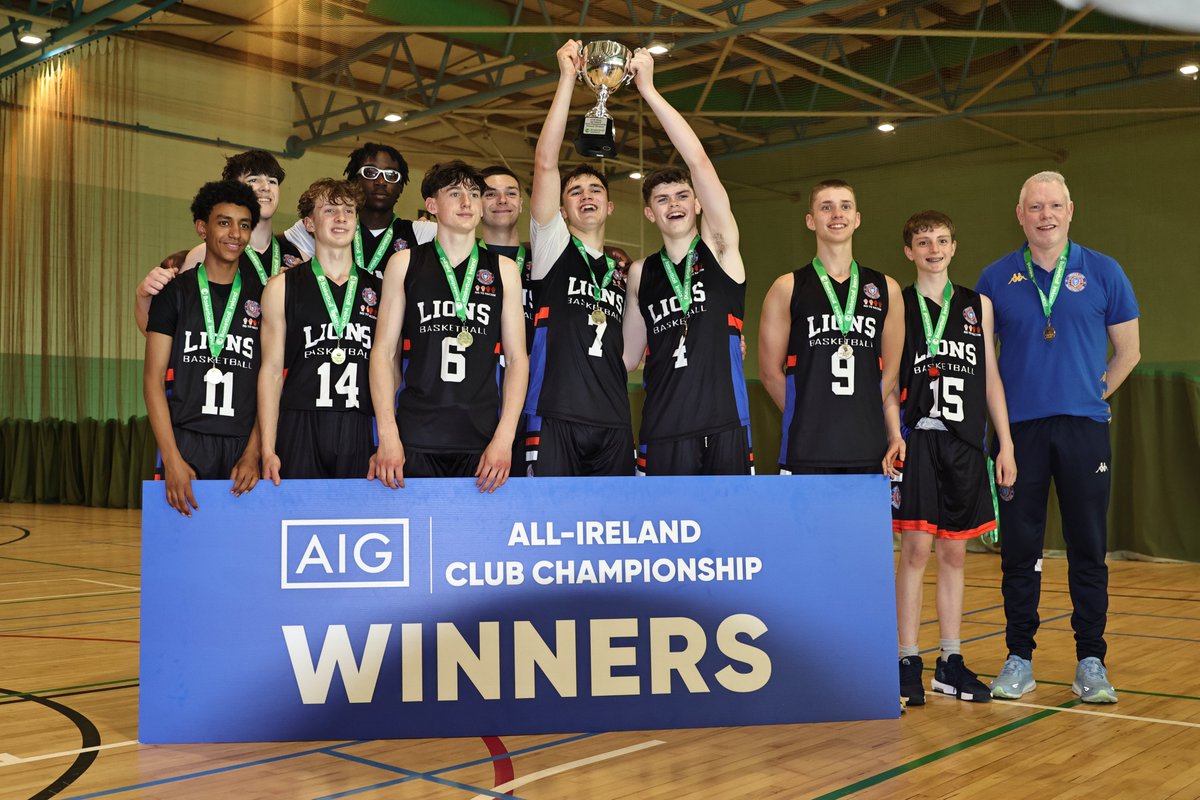 BballIrl's tweet photo. Congratulations to Limerick Lions who have been crowned Premier Division winners for the U16 Boys AIG All-Ireland Club Championships! 🏆

@AIGinsurance https://t.co/iQuGUyZ3ij