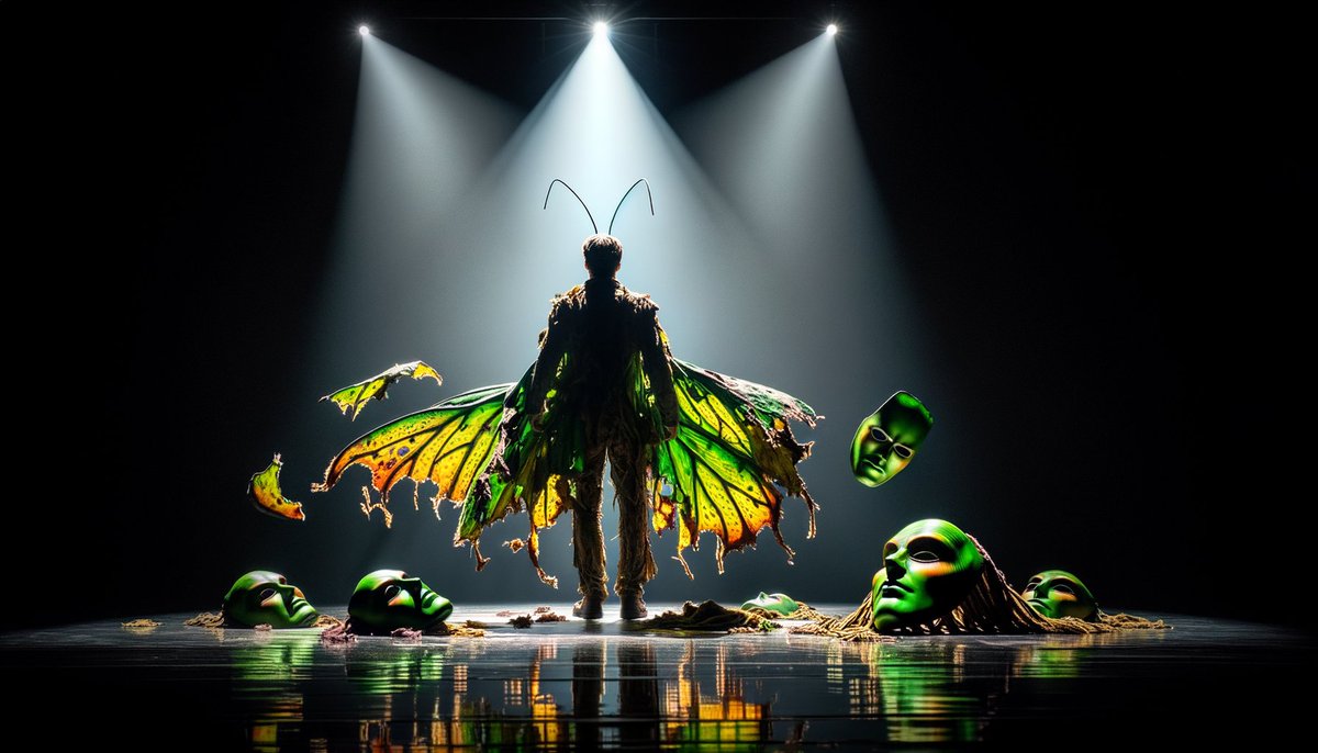 NetflixTerminal's tweet image. five years of pretending to be a grasshopper? 🙄 now that’s a flex only the desperate for attention would pull. it takes guts to be yourself, but hiding behind a costume? weak. 

real talent shines without a mask — don’t forget that. follow me if you&apos;re ready to stop playing…