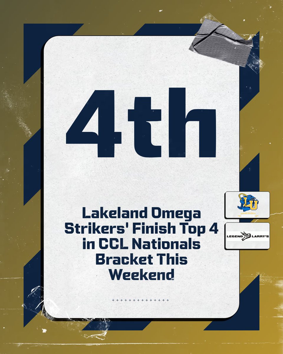 Final from the Fishbowl this weekend, Lakeland Omega Strikers team finishes Top 4 in CCL Bracket Play