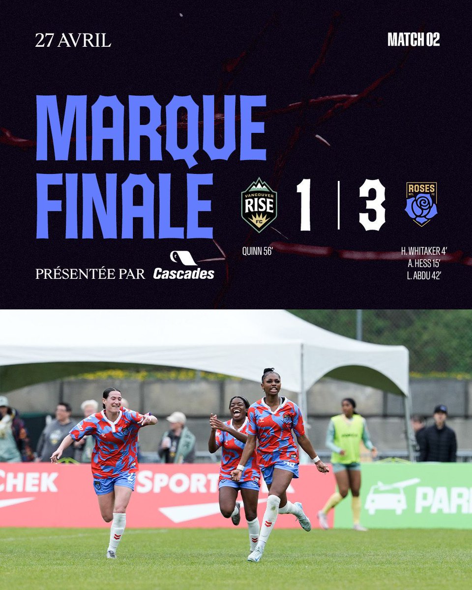 lauloguimond's tweet photo. RT @rosesmtlfc: 2 en 2 💪 

Back-to-back 💪 

#RosesFC #AllezLesRoses #GoRoses https://t.co/VhMjJsClP3