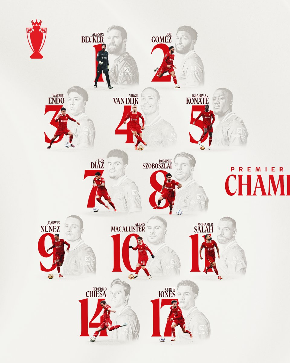 LFC's tweet photo. The @premierleague winners ❤️ https://t.co/Qe4LoXnYTR