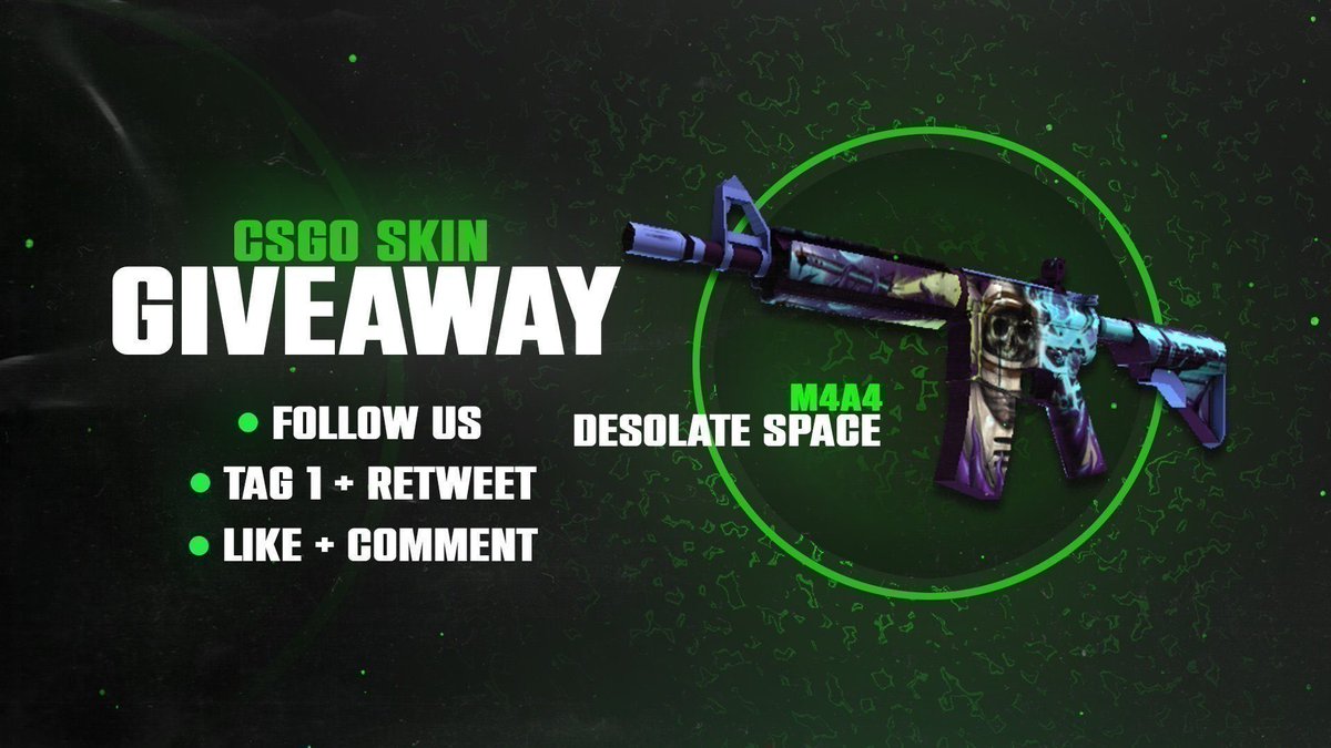 🌳CSGO GIVEAWAY ($10)🌳

🎁 M4A4 | DESOLATE SPACE 🎁

 ➡️All you have to do to win is:     

🟢Retweet + Tag 1 friend 
🟢Like and comment on the video (show proof)       
youtu.be/az-WvIpneI0r

⏰Rolling next week

#CSGOGiveaway #Giveaway #CSGO #csgoskins #CS2 #CS2Skins
