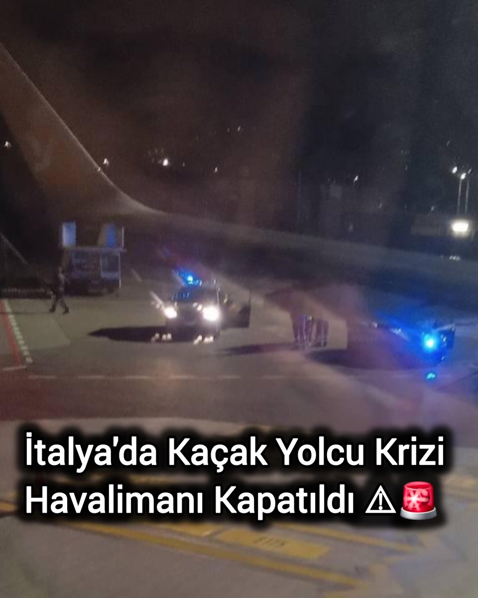 HavaSosyalMedya's tweet photo. İtalya'da Kaçak Yolcu Krizi ~ Havalimanı Kapatıldı ⚠️🚨 #HSMözel
• Pegasus Hava Yolları'nın #PC651 Sabiha Gökçen - Kazablanka seferini gerçekleştiren TC-RDK tescilli Airbus A321neo tipi uçakta Türk pasaportlu bir yolcu, rahatsızlandı. Kabin ekibi yolcuya ilk müdahaleyi yaptıktan sonra durumu ciddileşti. Durum üzerine pilotlar, İtalya'nın Lamezia Terme kentine acil iniş yaptı.
• Sağlık ekiplerinin uçağa binmesinin ardından, kapının açık olduğunu gören 3 Faslı yolcu, uçaktan inerek havalimanı bölgesinde kaçmaya başladı.
• Güvenlik güçleri, 3 kaçak yolcudan 1'ini yakaladı. 2 kaçak yolcu için havalimanı ve çevresinde arama çalışmaları başlatıldı. Ayrıca Lamezia Terme Uluslararası Havalimanı'nın tamamen kapatıldığı duyuruldu. Şu sıralar, iniş yapmayı planlayan 4 uçuşun başka meydanlara yönlendirildiği öğrenildi. Ayrıca kalkış yapacak tüm uçuşlar ile beklemeye alındı.