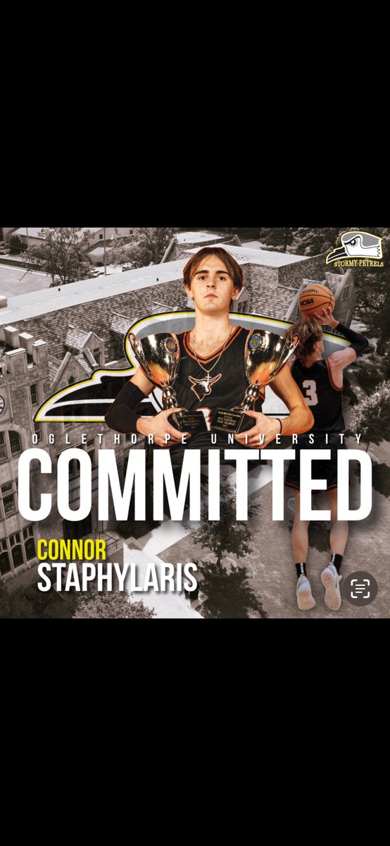 I am so extremely blessed and excited to announce that I will continue my academic and basketball career at Oglethorpe University. I would like to thank my family, friends, and coaches for always pushing me to get where I am today! All Glory to God! 
Go Petrels! 🐧💛