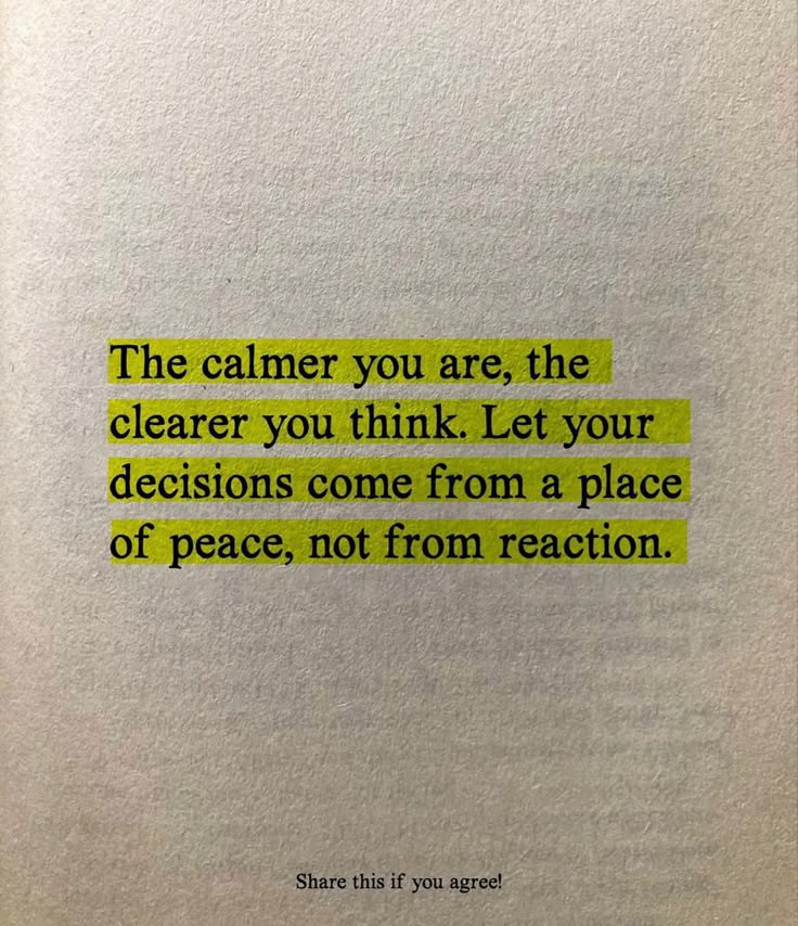 FreakyTheory's tweet image. The calmer you are, the clearer you think.