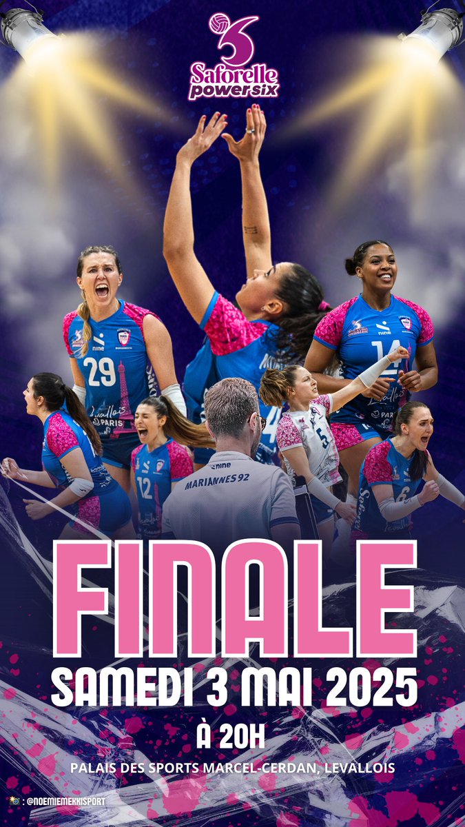 Les Mariannes 92 - Levallois Paris Saint-Cloud 🏐 (@lesmariannes75) on Twitter photo LES MARIANNES 92 EN FINALE
Remake de la finale 23-24, elles affronteront sur une double confrontation les <a href="/neptunesnantes/">Neptunes de Nantes</a> Mercredi 30 avril et Samedi 3 mai ! LES MARIANNES 92 EN FINALE
Remake de la finale 23-24, elles affronteront sur une double confrontation les <a href="/neptunesnantes/">Neptunes de Nantes</a> Mercredi 30 avril et Samedi 3 mai !