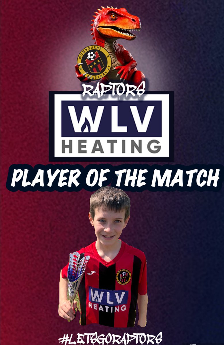 Raptor Dylan was todays <a href="/wlvheating/">WLV Heating Ltd</a> player of the match #DJ10