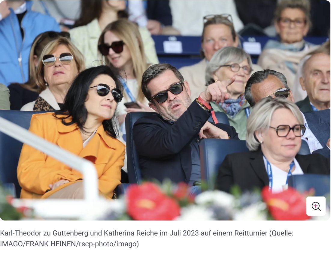 Die Frau an der Seite von #Guttenberg könnte einen Ministerposten in der nächsten Regierung bekommen.
