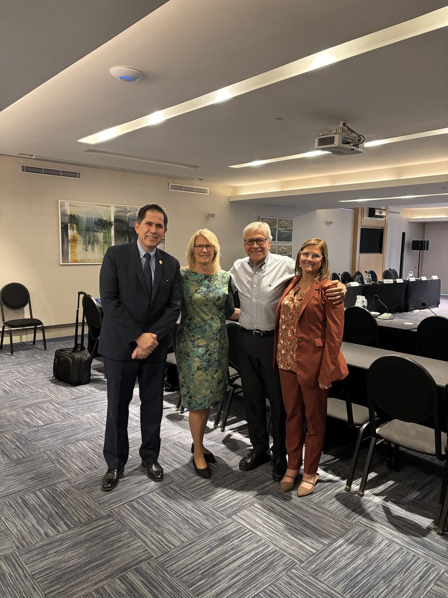 Hematology World. Martha, Belinda, Antonio and my self  Punta del Este . ASH &amp; LATAM working in the LATP program. April 2025
