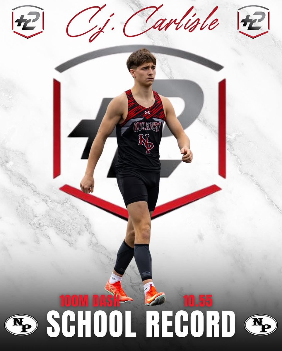 Caleb Carlisle WR-9. 2026 class (@calebcarlisle9) on Twitter photo 1 track meet.
2 school records.
100m @ 10.55 seconds.
200m @ 22.15 seconds.
<a href="/DJRSwework/">Darren Junior Recruiting Source LLC.</a> <a href="/t_demint/">Tyler Demint</a> <a href="/mrj_nphs/">Mike Johnson</a> <a href="/Athletics_NPHS/">Quaker Athletics</a> <a href="/GCam1/">Twin</a> <a href="/Plus2NP/">Plus 2 University NP</a> 1 track meet.
2 school records.
100m @ 10.55 seconds.
200m @ 22.15 seconds.
<a href="/DJRSwework/">Darren Junior Recruiting Source LLC.</a> <a href="/t_demint/">Tyler Demint</a> <a href="/mrj_nphs/">Mike Johnson</a> <a href="/Athletics_NPHS/">Quaker Athletics</a> <a href="/GCam1/">Twin</a> <a href="/Plus2NP/">Plus 2 University NP</a>
