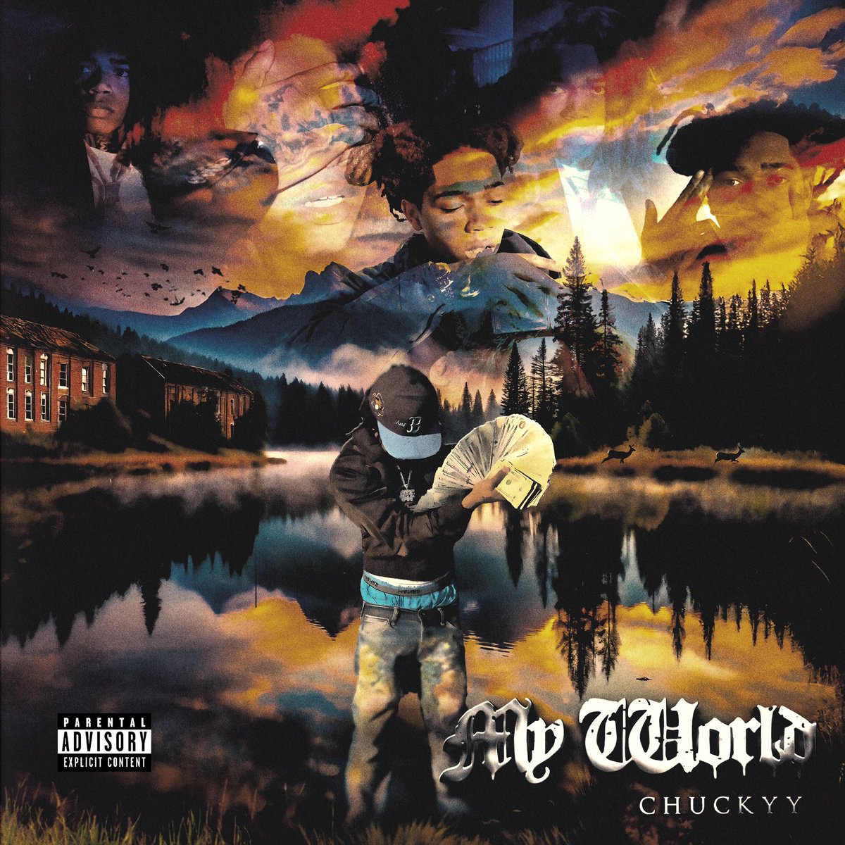 Unused for @chuckywackem1 singe “my world” art by me