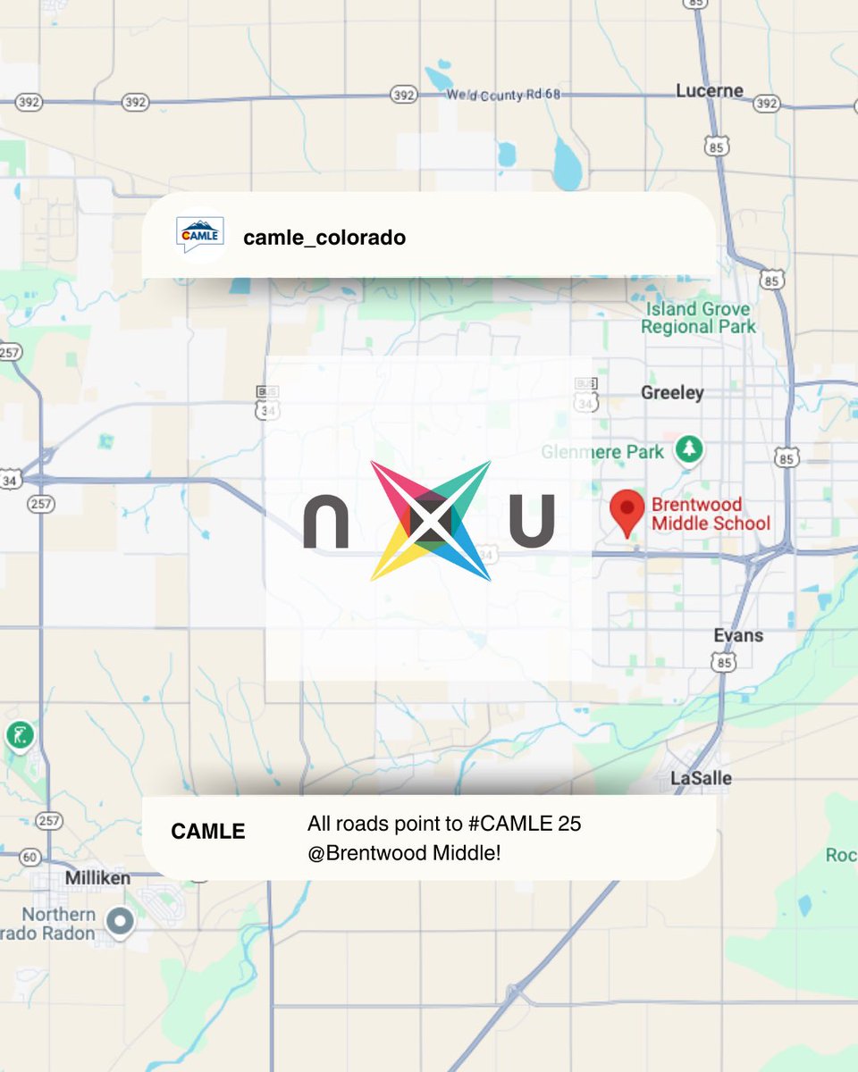 Big news! We’re thrilled to welcome @nXued as an official sponsor of #CAMLE25! 
Their commitment to deeper learning makes them the perfect partner!
📍 All roads point to Brentwood MS on September 27! Let’s grow with purpose, together. 
#MiddleGradesMatter