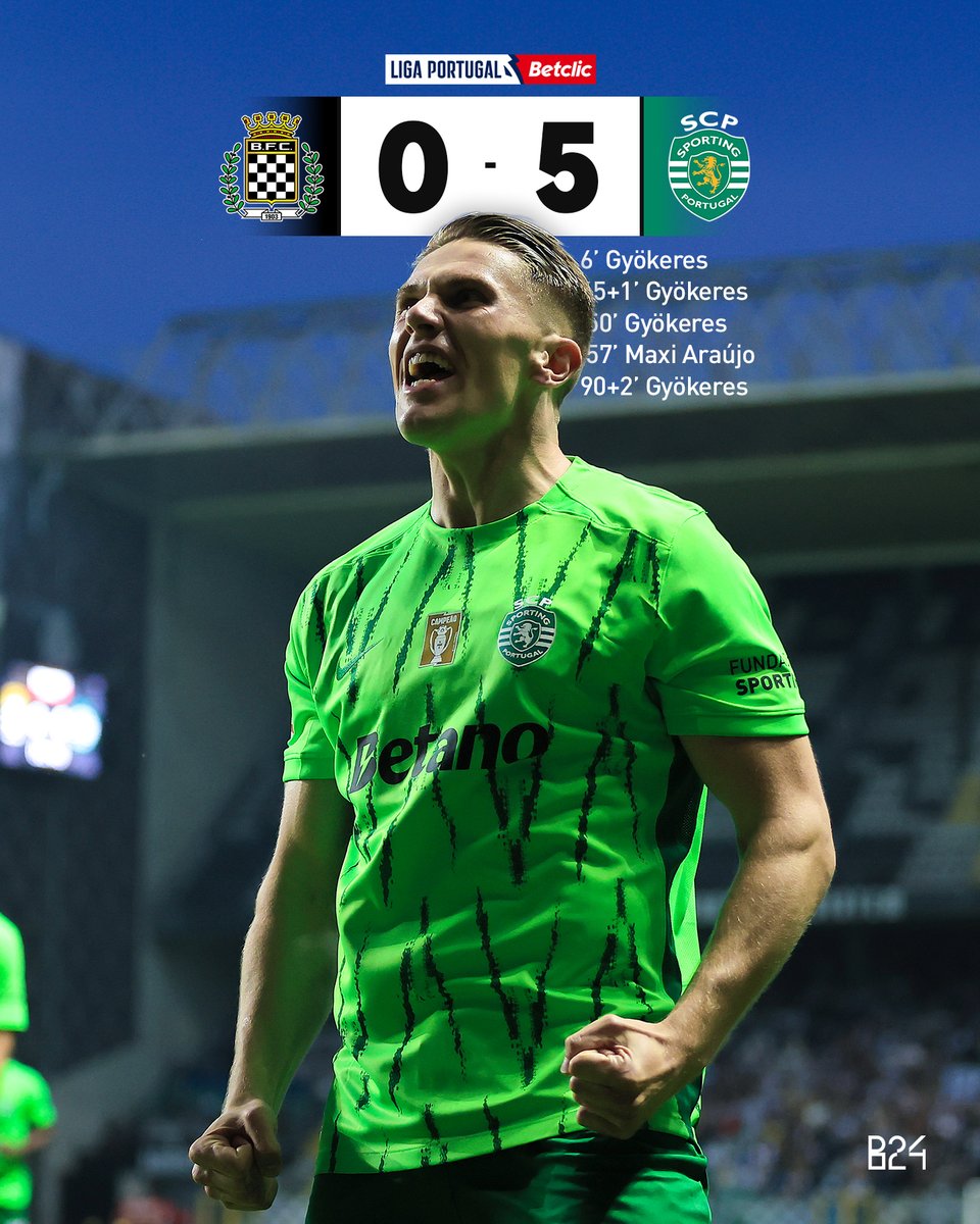 Sporting goleou no Bessa.