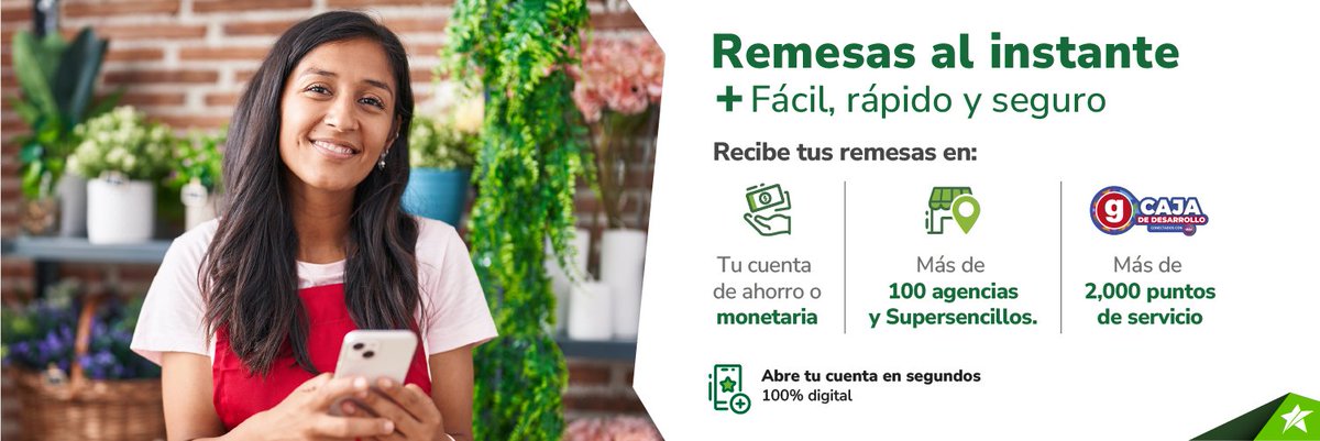 💰 ¡Tus remesas sin complicaciones! 

Recíbelas en Banco Promerica, en donde tienes más de 2,000 puntos de atención y también las obtienes en tu cuenta de ahorro. Si aún no tienes una cuenta, ¡adquiérela 100% digital en segundos! 🚀  

#RemesasRápidas #DineroSeguro