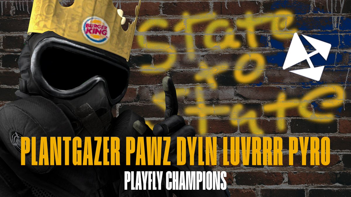 Kennesaw R6 (@ksu_r6) on Twitter photo Some say it was a Burger League... But that makes us Burger Kings👑
on Thursday your KSU Gold became <a href="/playflygg/">Playfly College Esports</a> Champions beating out SHSU 2-0 !
👑Congrats to the Roster👑
<a href="/WowWowWasTaken/">Sam Payman</a> 
<a href="/PawzR6/">Adam</a> 
<a href="/dylnha/">Dyln.</a> 
<a href="/AristilGallau/">ari</a> 
@ Pyro doesn't have twitter wtf man... Some say it was a Burger League... But that makes us Burger Kings👑
on Thursday your KSU Gold became <a href="/playflygg/">Playfly College Esports</a> Champions beating out SHSU 2-0 !
👑Congrats to the Roster👑
<a href="/WowWowWasTaken/">Sam Payman</a> 
<a href="/PawzR6/">Adam</a> 
<a href="/dylnha/">Dyln.</a> 
<a href="/AristilGallau/">ari</a> 
@ Pyro doesn't have twitter wtf man...