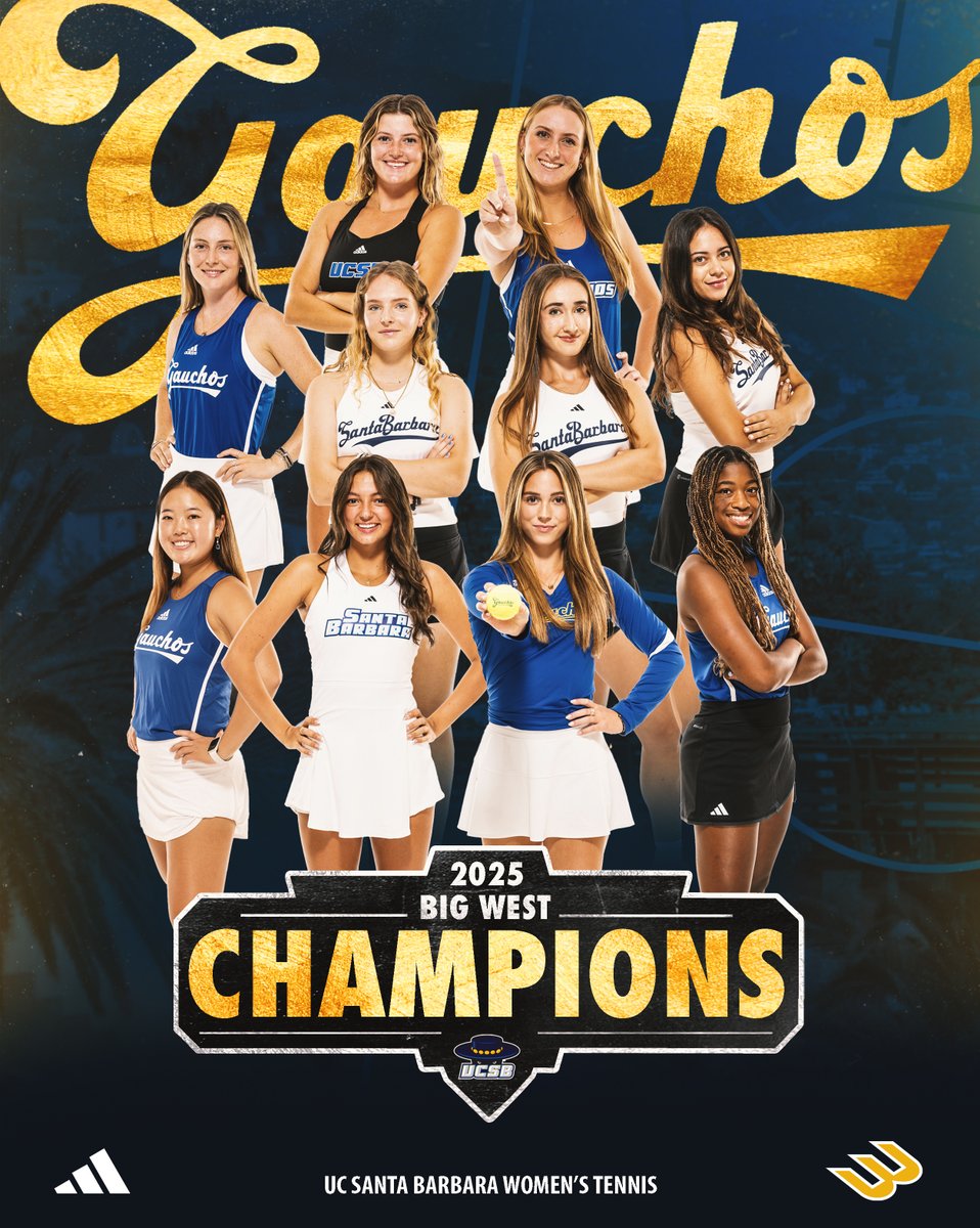 🏆 CHAMPS 🏆

The Gauchos are your 2025 Big West Champions and punch their ticket to the NCAA Tournament! 

#GoGauchos
