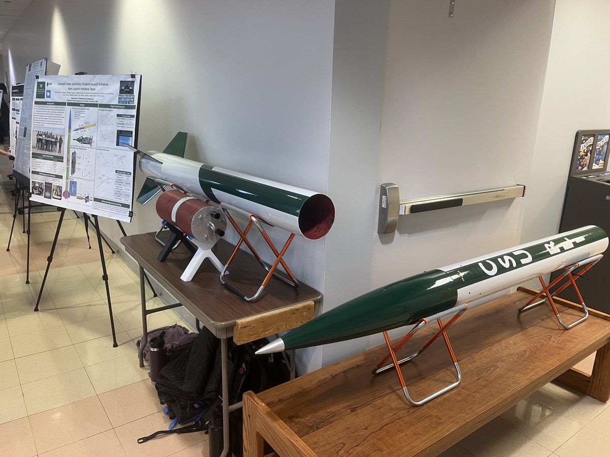 CSU_USLI's tweet image. Yesterday, the RLI team had the amazing opportunity to attend the Colorado Space Grant Research Symposium. During that time, team members presented our project to the public, and won awards for People's Choice Video Honors and The Grand Prize Poster. A great start for our team!