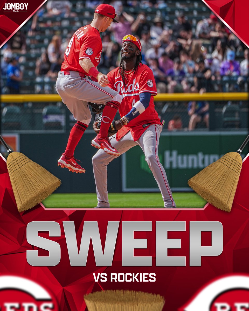Reds sweep the Rockies, who fall to 4-23