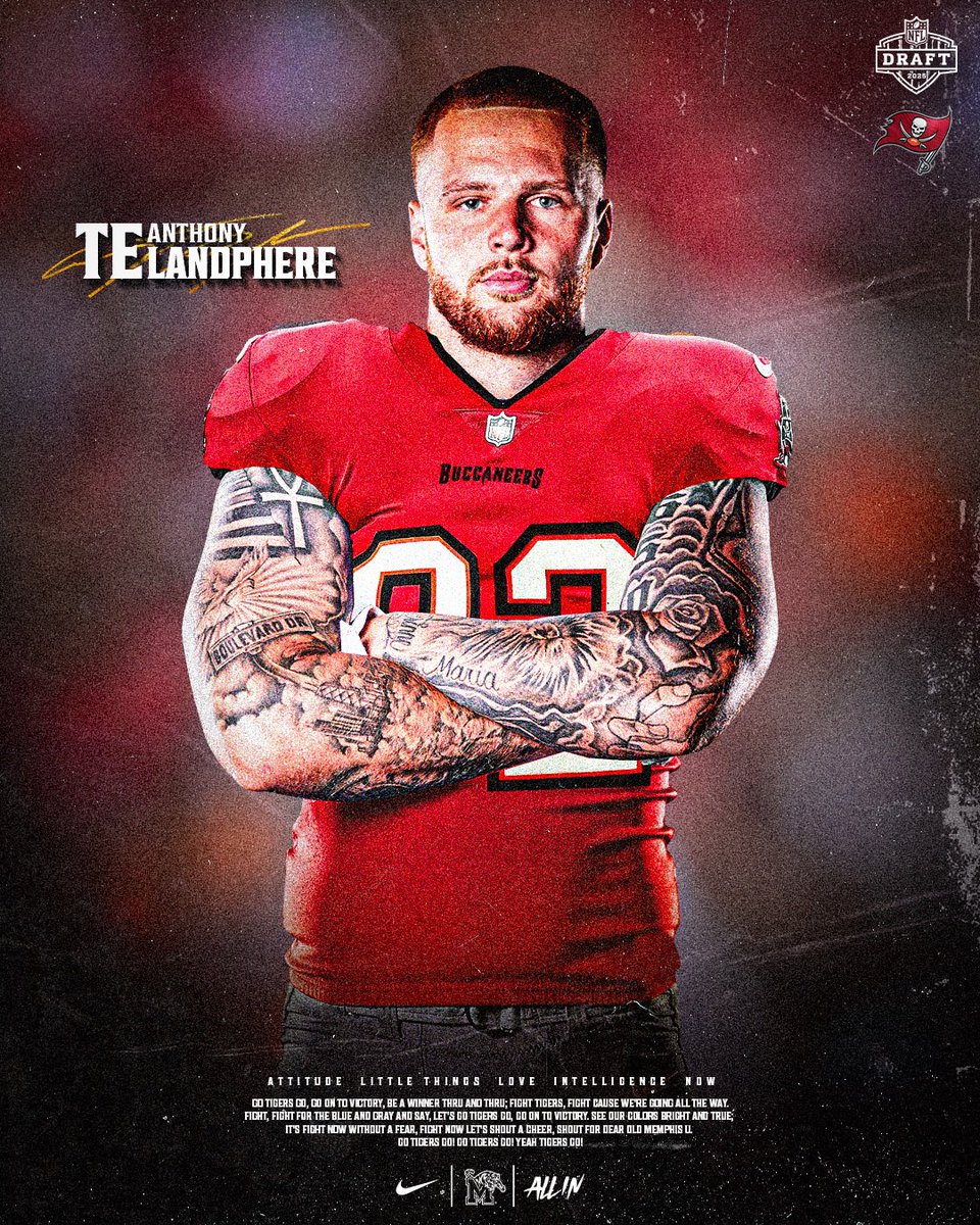To the Krewe 🏴‍☠️

<a href="/anthonylandphe1/">Anthony Landphere</a> x <a href="/Buccaneers/">Tampa Bay Buccaneers</a> 

#ALLIN | #MadeInMemphis