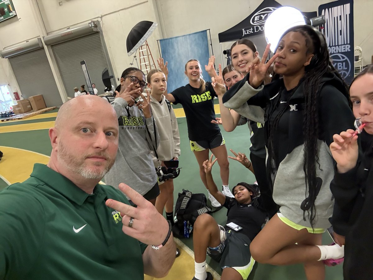 First EYBL tournament for me and Philly Rise 15s go 4-1. Impressive level of talent and competition! Looking forward to growing with our squad on our way to Houston in May!