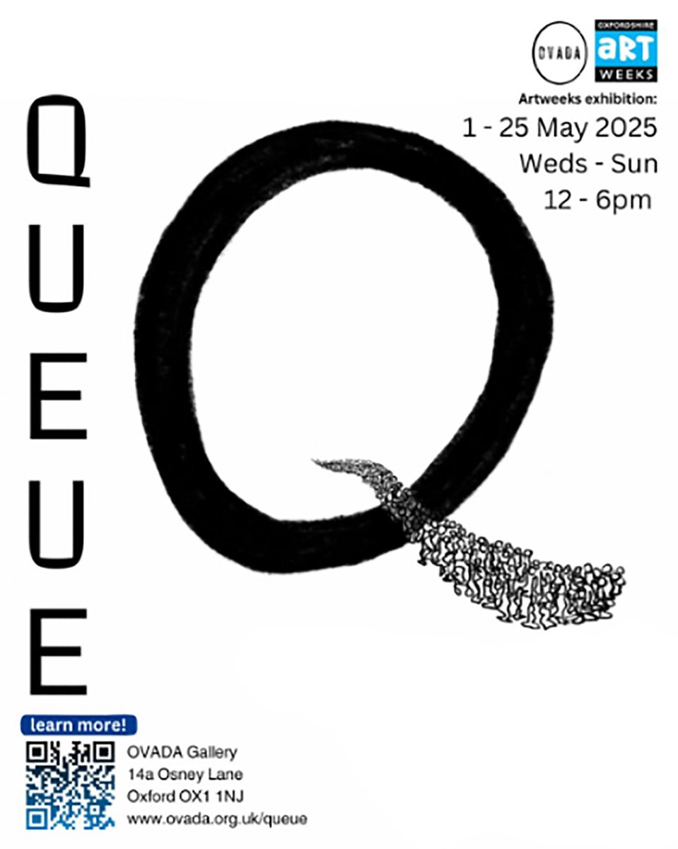Installation. 'QUEUE' group exhibition. 1 – 25 May 2025. OVADA Gallery. Oxford. ❤Read more on website qinyueart.com

#qinyueart #qinyue艺术 #contemporaryart #ArtExhibition