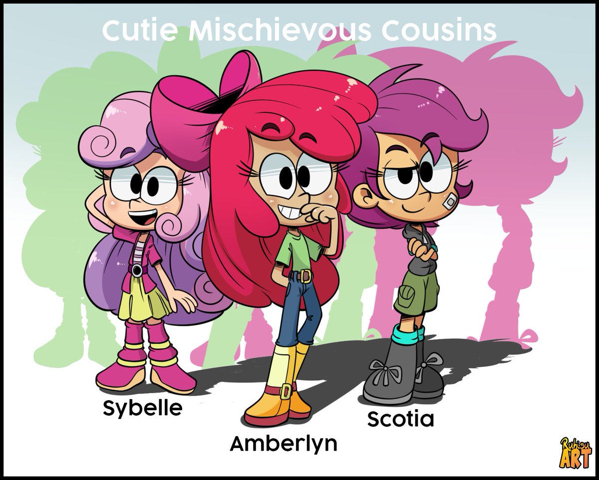 And here they are for the end of Sunday
Have a good week everyone!

#TheLoudHouse #MyLittlePonyEquestriaGirls #Nickelodeon #SweetieBelle #AppleBloom #Scootaloo #fanart #myart #cartoonart
