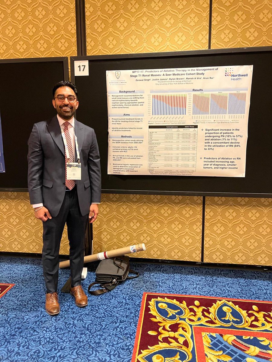 Northwell Urology (@smithinsturo) on Twitter photo Great presentation on t1 RCC trends From 2000 to 2021:
π Partial nphx # (16% to 57%)
π ablation (1% to 11%)
π radical nphx (84% to 33%)
<a href="/ZoraSingh95/">Zora Singh</a> <a href="/manishvira/">Manish Vira</a> <a href="/ArunRaiMD/">Arun Rai</a> #AUA25 Great presentation on t1 RCC trends From 2000 to 2021:
π Partial nphx # (16% to 57%)
π ablation (1% to 11%)
π radical nphx (84% to 33%)
<a href="/ZoraSingh95/">Zora Singh</a> <a href="/manishvira/">Manish Vira</a> <a href="/ArunRaiMD/">Arun Rai</a> #AUA25