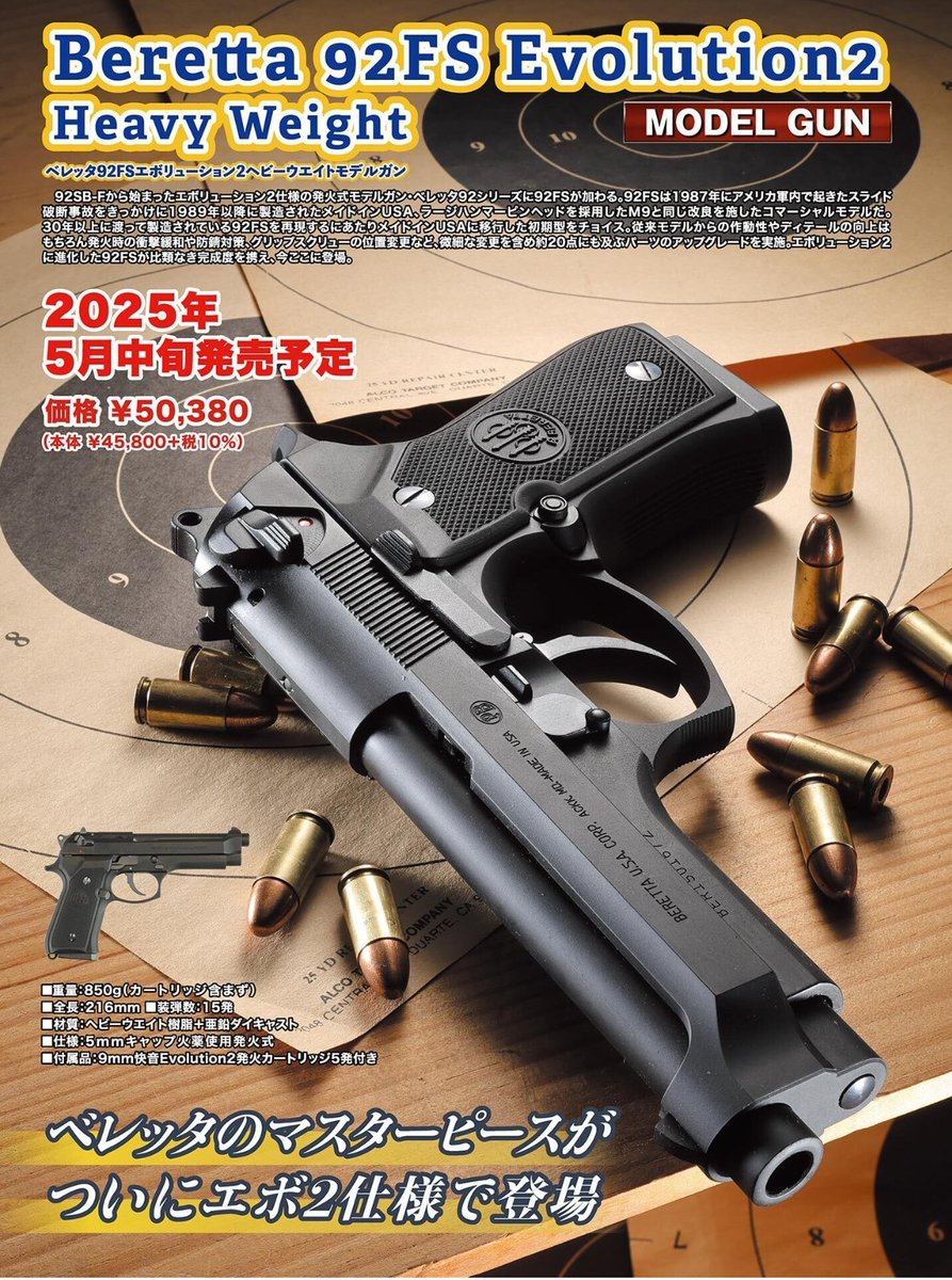 dozuru717's tweet photo. #モデルガン #タナカ #タナカワークス #ベレッタ　#92FS https://t.co/Hvf6pkJjz0