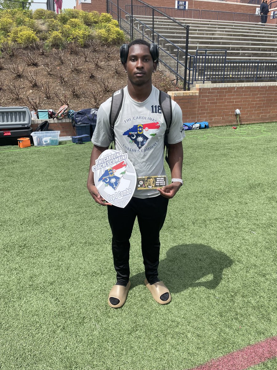 Dyson Davis (@dysonadavis) on Twitter photo BEYOND BLESSED TO BE THE “TOP D COMBO” AT THE SHRINE BOWL AND NORTH/SOUTH BOWL COMBINE‼️🙏🏾 <a href="/CoachesCombines/">Carolinas Coaches Combine</a> <a href="/iguerin/">Ian Guerin</a> <a href="/nextt_level/">nextt_level_fitness</a> @ghs_football24 <a href="/Tb8Butler/">Tom Butler</a> <a href="/coach_liner/">Coach Chris Liner</a> <a href="/CJPollard1/">C.J. Pollard</a> <a href="/_DJDaniels/">DJ Daniels</a> <a href="/BrianBergheim/">Brian Bergheim</a> <a href="/CoachWilsonO/">Oren Wilson Jr</a> <a href="/JacksonEskierka/">Jackson Eskierka</a> @SirScoutsALot <a href="/CoachSEllis/">SUMNER ELLIS</a> BEYOND BLESSED TO BE THE “TOP D COMBO” AT THE SHRINE BOWL AND NORTH/SOUTH BOWL COMBINE‼️🙏🏾 <a href="/CoachesCombines/">Carolinas Coaches Combine</a> <a href="/iguerin/">Ian Guerin</a> <a href="/nextt_level/">nextt_level_fitness</a> @ghs_football24 <a href="/Tb8Butler/">Tom Butler</a> <a href="/coach_liner/">Coach Chris Liner</a> <a href="/CJPollard1/">C.J. Pollard</a> <a href="/_DJDaniels/">DJ Daniels</a> <a href="/BrianBergheim/">Brian Bergheim</a> <a href="/CoachWilsonO/">Oren Wilson Jr</a> <a href="/JacksonEskierka/">Jackson Eskierka</a> @SirScoutsALot <a href="/CoachSEllis/">SUMNER ELLIS</a>