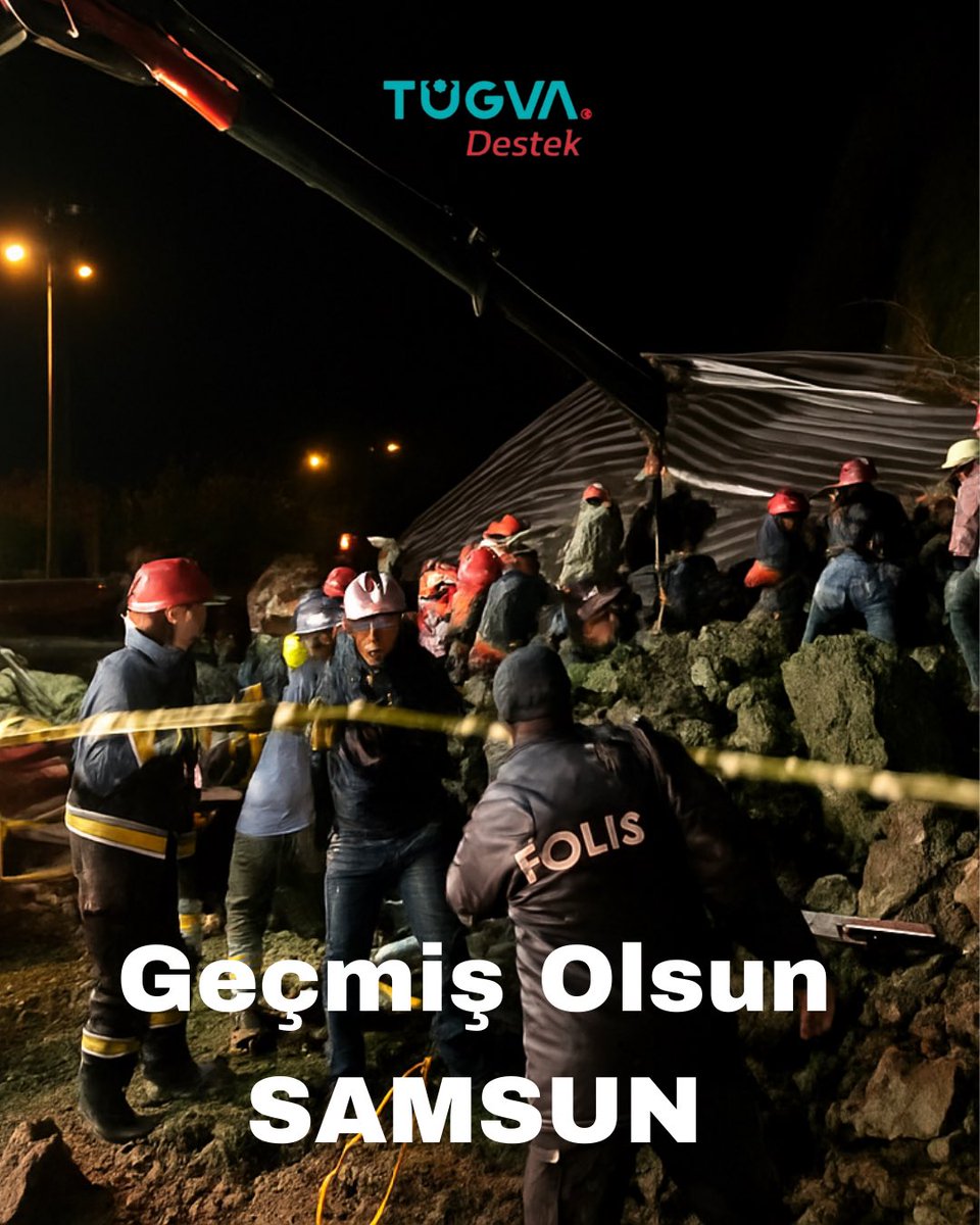 Samsun’da meydana gelen heyelanda yaralanan vatandaşımıza geçmiş olsun dileklerimizi iletiyor, toprak altında kalan vatandaşlarımız için dua ediyoruz.
TÜGVA Destek olarak dualarımız ve kalbimiz Samsun’la.
#Samsun #TÜGVADestek
