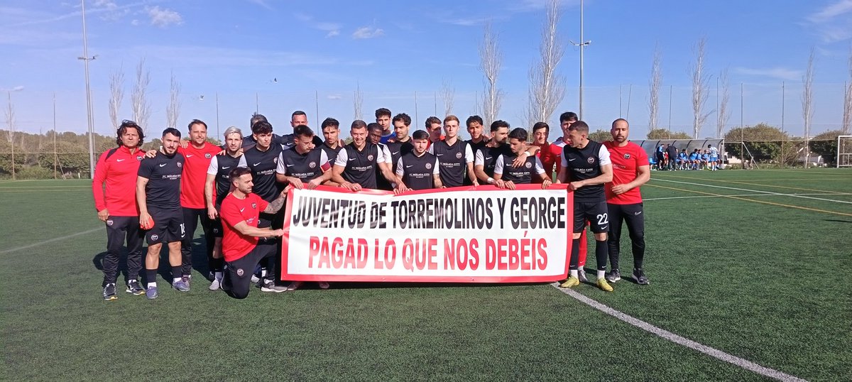 PapeCaballero's tweet photo. Hoy 4-1 y seguimos reivindicando lo que es nuestro. Pagadnos ya.
@FCMalagaCity @JTorremolinosCF @FCMCGeorge @Dmedilopez @Gianky008 @malagahoy_es @TribunaPozuelo @aesparraga @pablipikolin_ @CanalLagarto @DeportesCuatro @braitontv @riivas20 @M0desteando https://t.co/p5BnZN8nwq