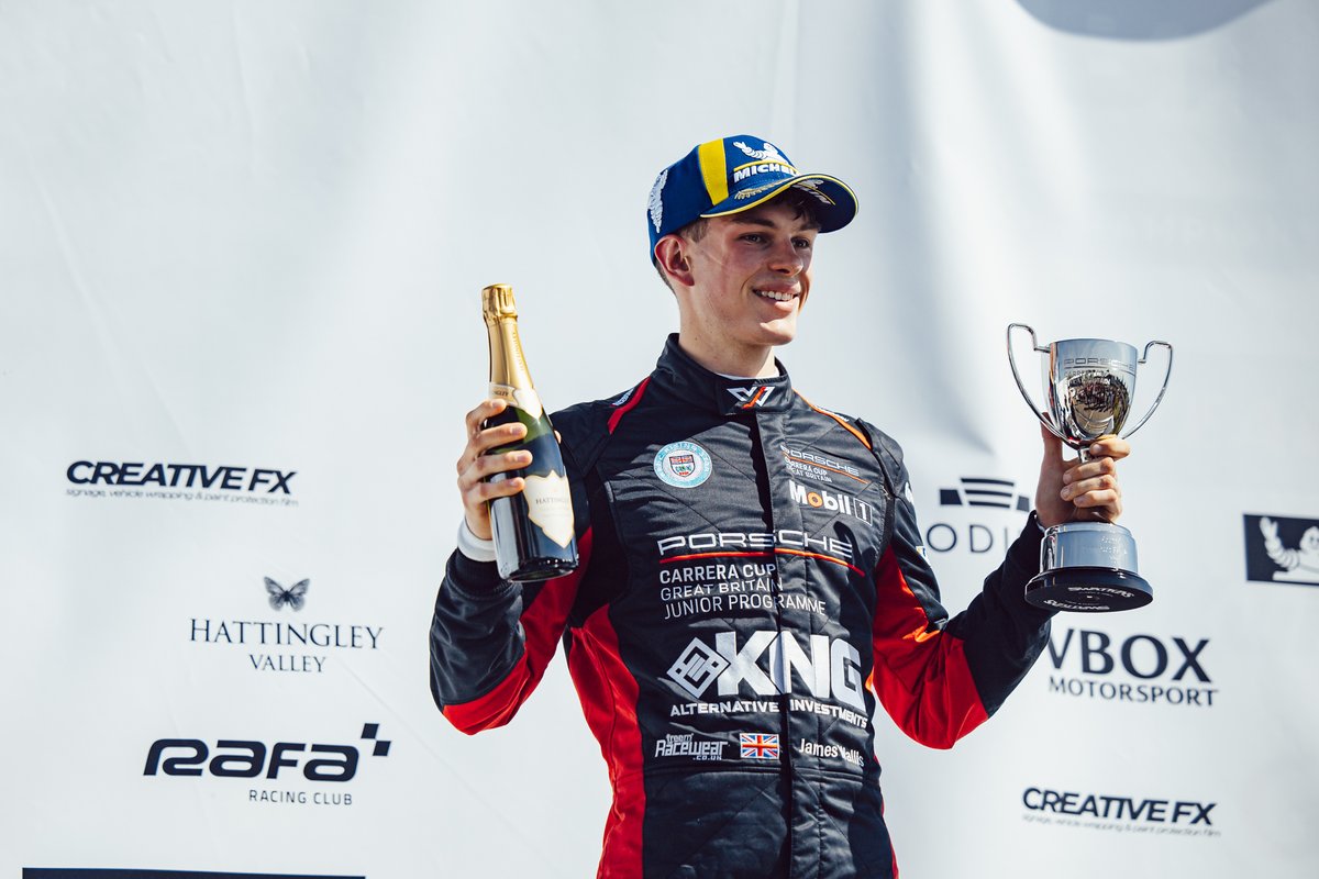 BRDC (@brdcsilverstone) on Twitter photo Well done to Will Martin, who converted Porsche Carrera Cup GB pole position into a race one victory at Donington Park, while <a href="/OllieJackson48/">Ollie Jackson</a> claimed a Pro-Am podium. In race two, Rising Star James Wallis scored an overall podium too!
๐ธ: <a href="/PorscheRaces_GB/">Porsche Motorsport GB</a> Well done to Will Martin, who converted Porsche Carrera Cup GB pole position into a race one victory at Donington Park, while <a href="/OllieJackson48/">Ollie Jackson</a> claimed a Pro-Am podium. In race two, Rising Star James Wallis scored an overall podium too!
๐ธ: <a href="/PorscheRaces_GB/">Porsche Motorsport GB</a>