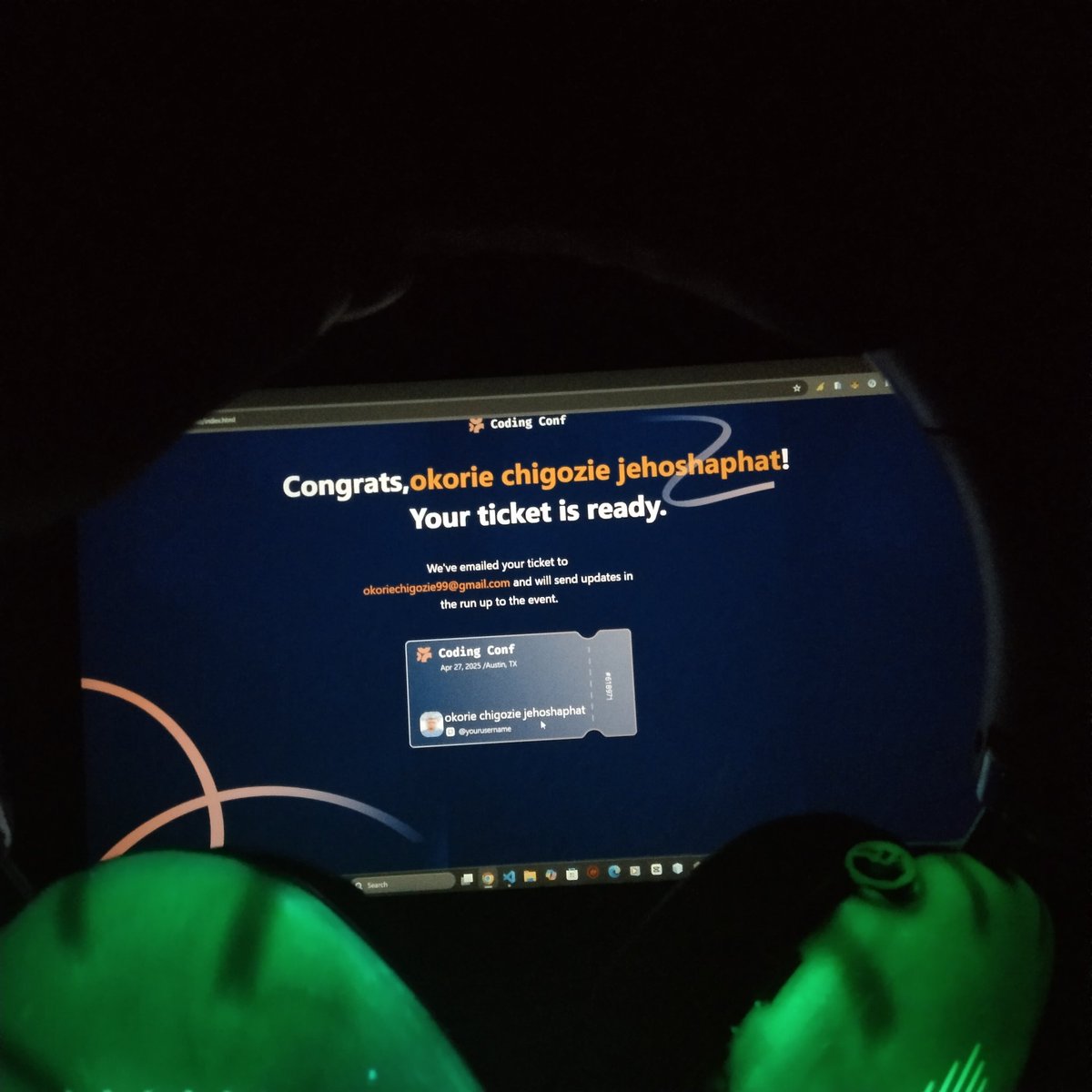 ChigoziOkorie's tweet image. Day 18 of personal projects!
Refined my desktop view today — it’s looking cleaner, with some tweaks left like hover effects. Productive day even as exams approach. One step at a time!
#CodingJourney #StudentLife #PersonalProjects