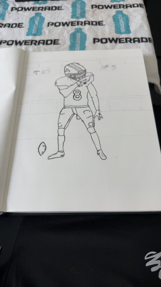 TrayTaylor13's tweet image. I think this was a good drawing by me in my opinion 😂🤷🏾♂️