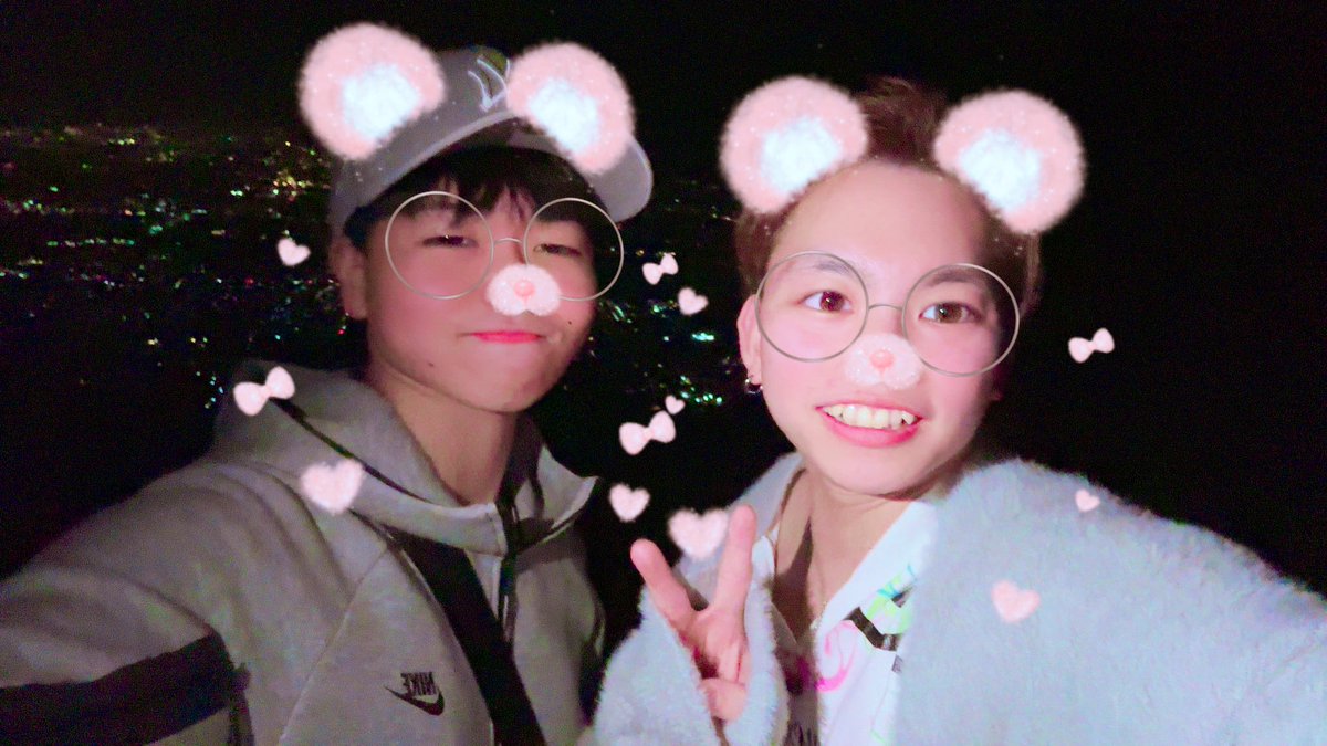 やっと会えた！<a href="/take_af27/">\.x_x./たけ</a> に！
初めて会って行ったことないって
言ってたから池田山連れてってみた！！
やっぱり綺麗だなぁ！！
住みも近いからまた遊ぼーね！！
遅くまでありがとーーー！！！✨✨🏙
 #池田山 #岐阜 #初友