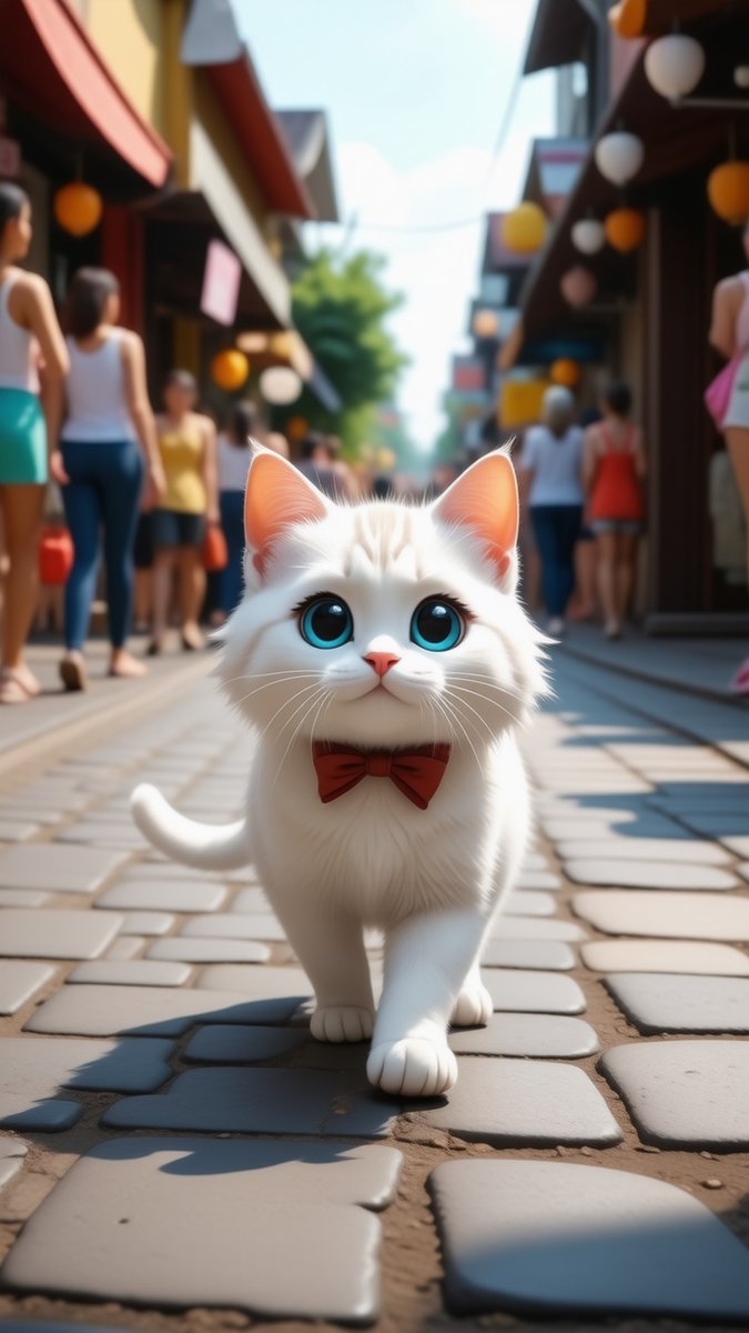 hi guys
Today my cat visited amusement park, she enjoy rides 
Would you like see her reaction?
A Kitten's Day at the Amusement Park | Curious Cat -  #cat #adorable #entertainment #ai #cute #pets
youtube.com/@CuteImpressio…