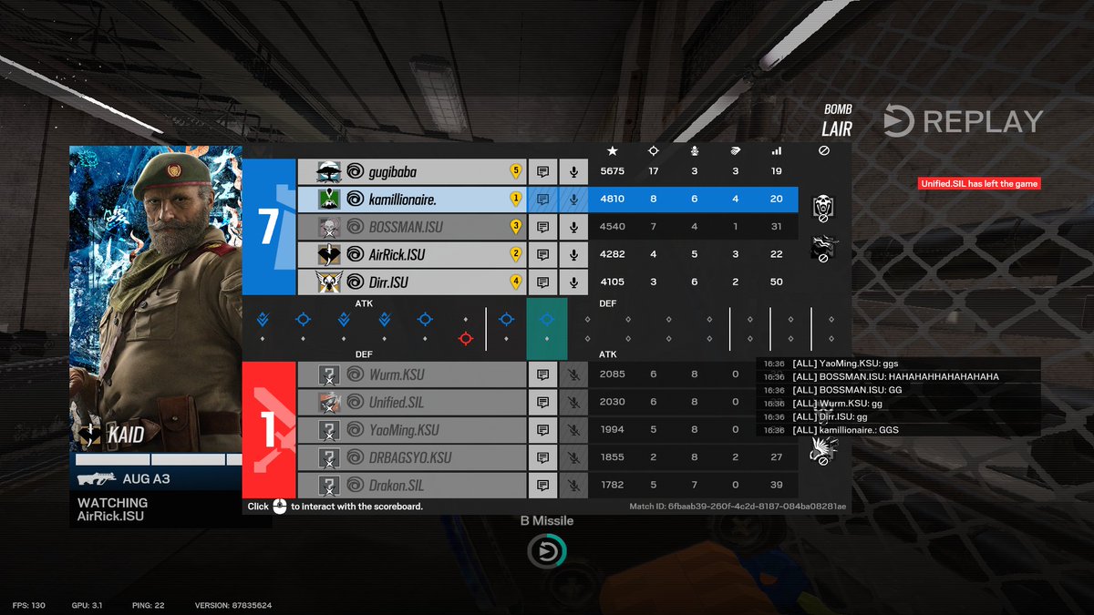 Cow_R6's tweet image. 32-8 in great plains grand finals IM NOT WASHED