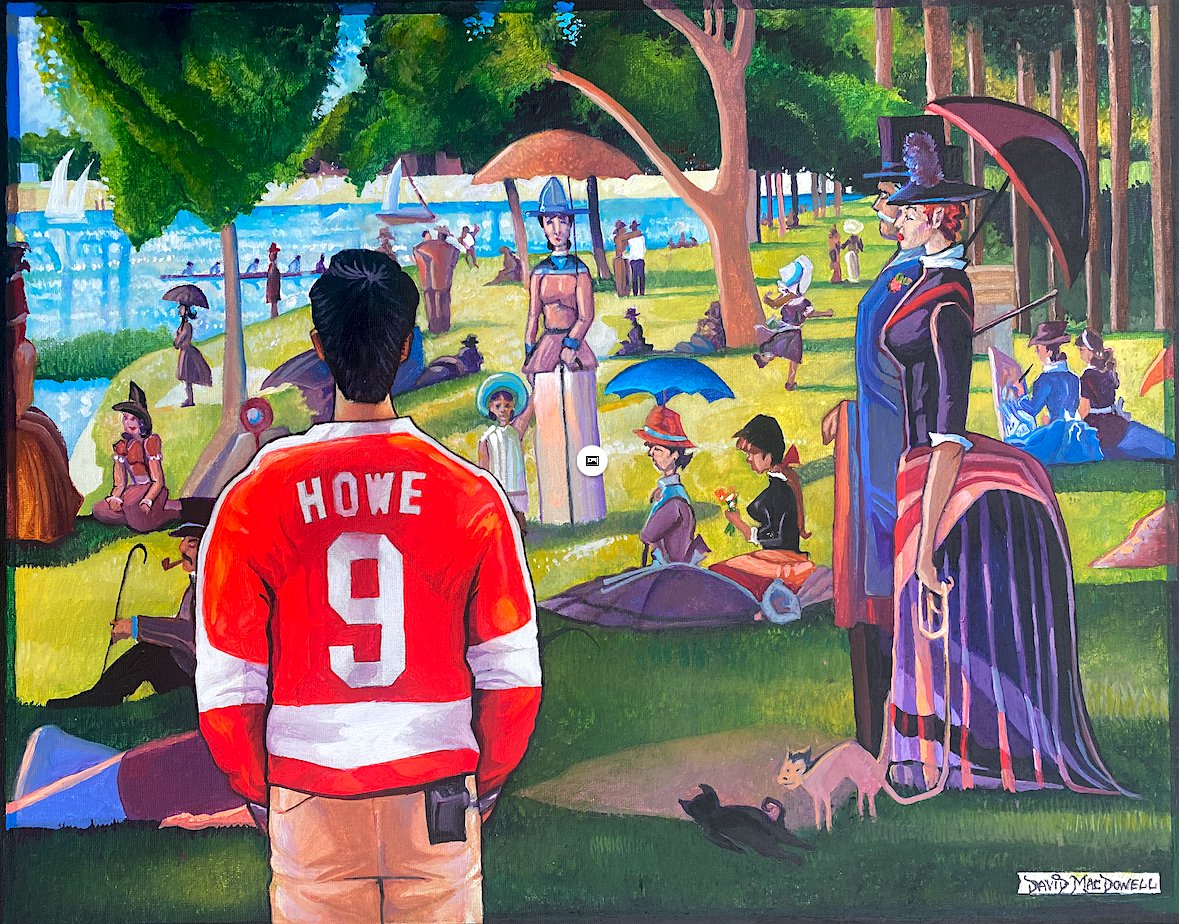 "Cameron's Day Off" 16 x 20 Acrylic on Canvas-Available!😜