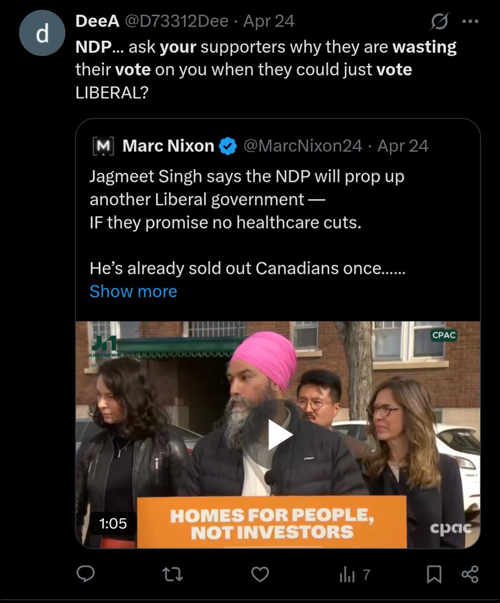 JasonFromNS's tweet image. The only wasted vote in this election or any election for that matter is one that wasn't cast.

#cdnpoli 
#elx