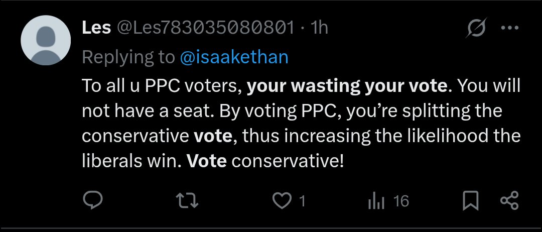 JasonFromNS's tweet image. The only wasted vote in this election or any election for that matter is one that wasn't cast.

#cdnpoli 
#elx